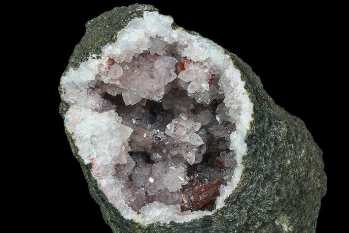 Unique, Amethyst Crystal Geode with Hematite - Morocco #85232